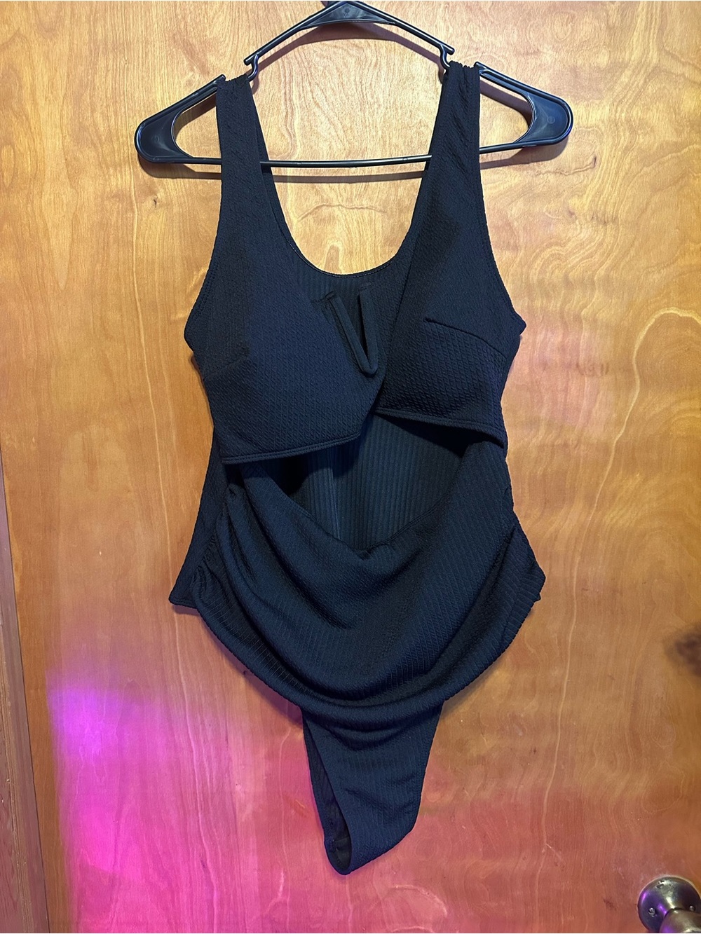 Black Women’s One Piece Tummy Control Swimsuit